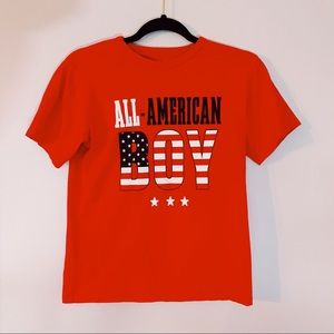 The children’s place 4th of July shirt.